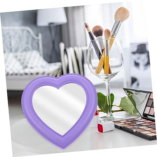 LIFKOME Espejo de Maquillaje de Mesa Formado en Corazón 2Pcs miniatura 2