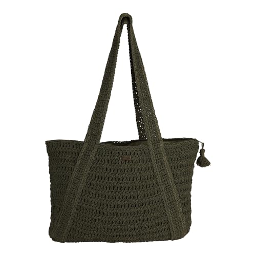 Image of Roxy Women's Beach Tote Bag | Travel | Vacation | Straw | Lightweight | Breathable