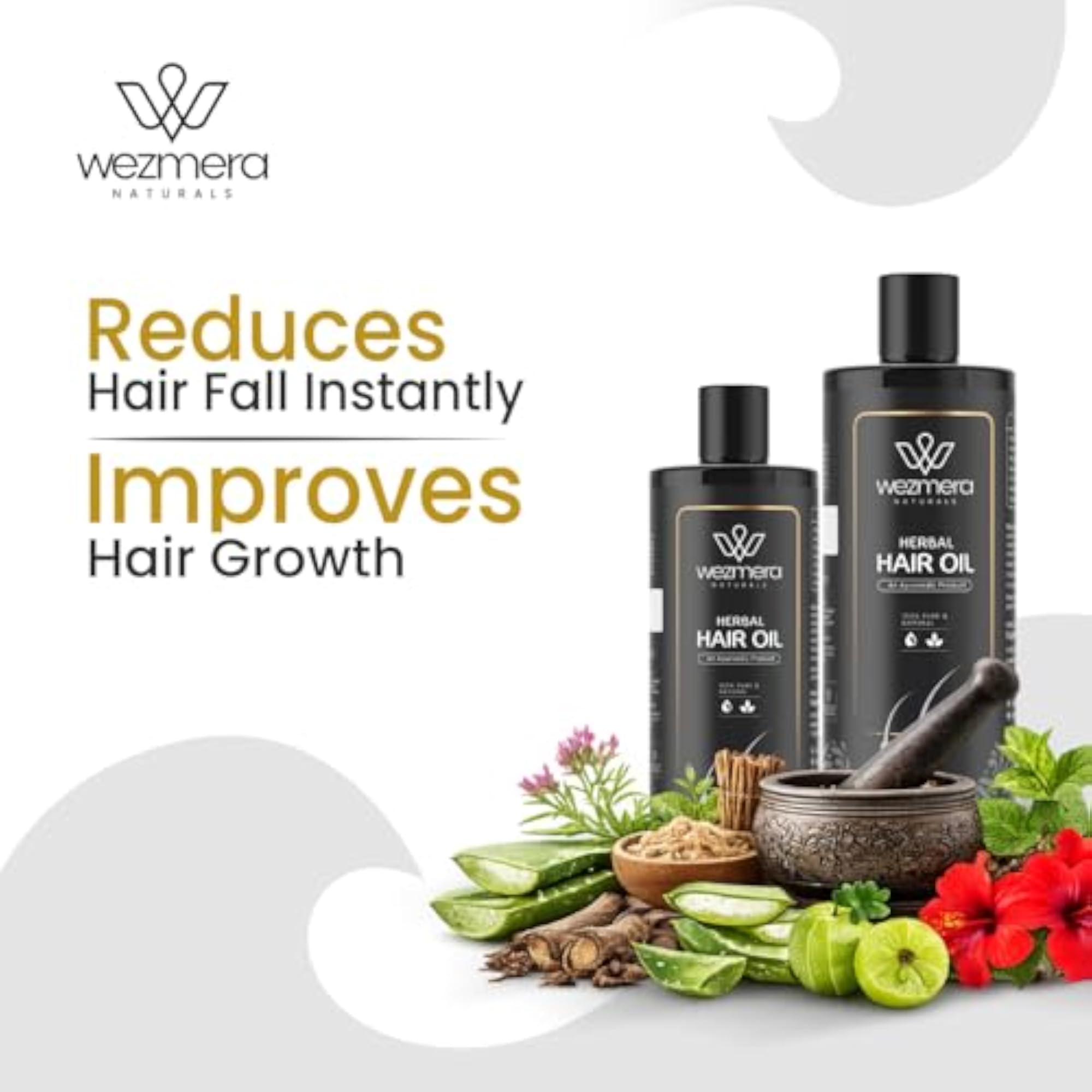 Herbal Hair Oil for Growth & Dandruff Care