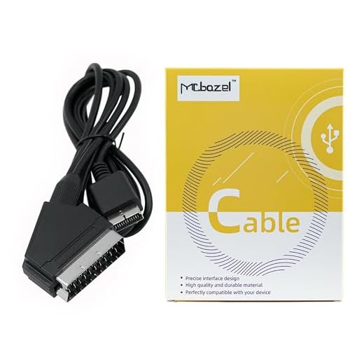 Gam3Gear Mcbazel RGB Scart Kabel AV Kabel mit Farbbox für PS3 / PS2 / PSOne PAL (Nicht für HDMI)