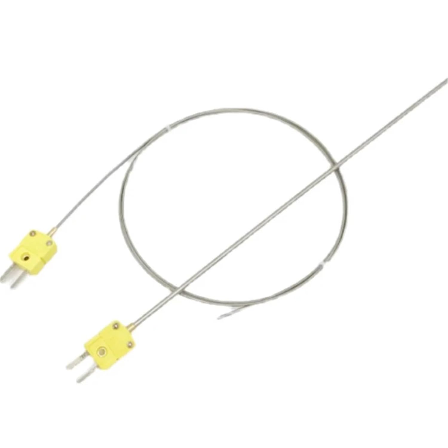Armored Thermocouple WRNK-171 K Probe Temperature Sensor 1M/2M/3M Resist High Bendable 1Pcs(Probe 4x300mm)