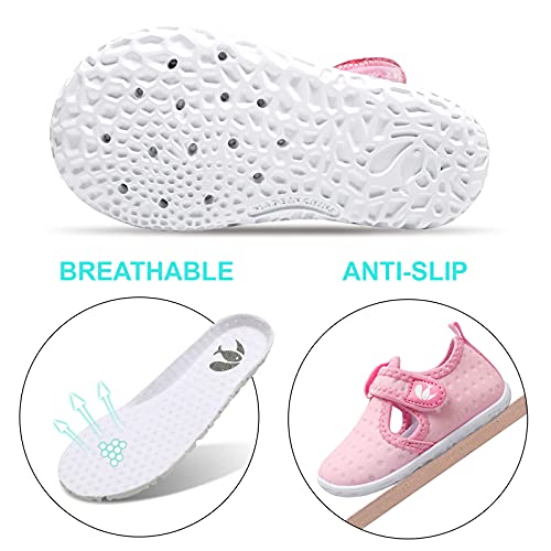 FEETCITY Kids Boys Girls Summer Athletic Water Shoes Aqua Socks Quick Dry Barefoot for Beach Swimming Pool2