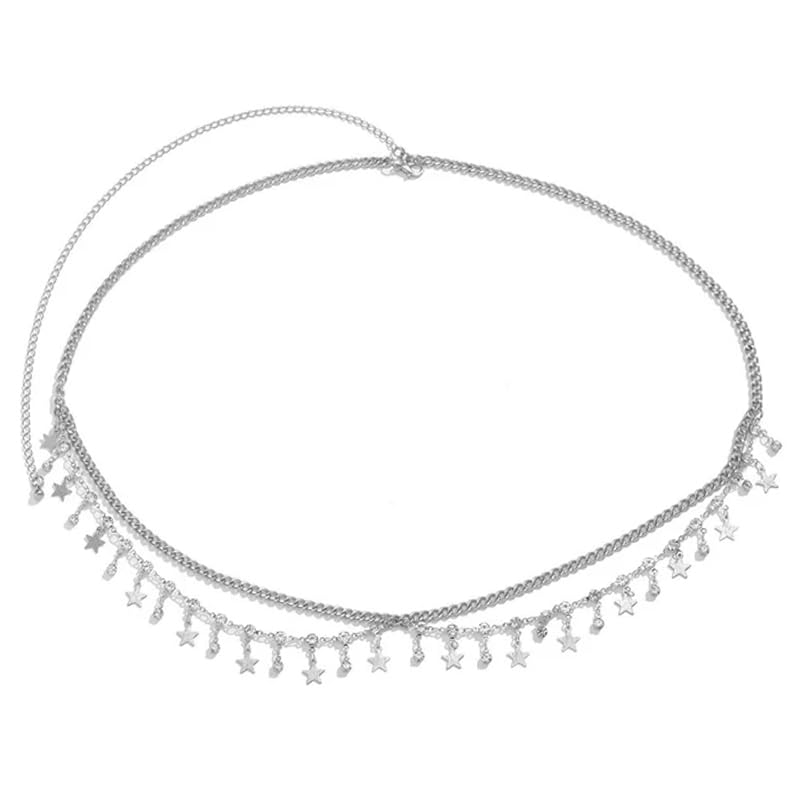 peora Cubic Zirconia Studded Star Tassel Kamar Bandh Waist Belly Chain Jewellery Gift for Women & Girls-picture-39