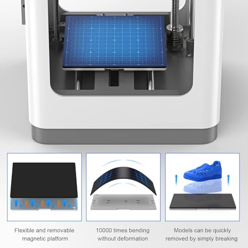 WEEFUN Tina2 3D Printer, Auto Leveling DIY 3D Printers for Beginners, Fully Open Source with Resume Printing, LCD Screen and Magnetic Build Plate, Mini 3D Printer Work with PLA/PLA+/TPU Filament - Image 6