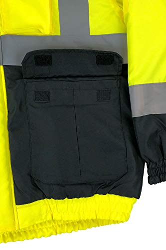 Buffalo Outdoors® Workwear Class 2 Hi Vis Safety Winter Jacket3