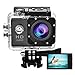 Garsent Action Camera 4K, HD 1080P WiFi Sport Action DV Impermeabile 30 M Subacquea, Telecamera con Obiettivo grandangolare 140 ° con Kit di Accessori di Montaggio per attività all'aperto