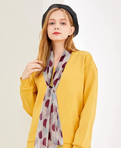 Gerinly Animal Themed Gift Scarfs For Women Soft Cozy Lightweight Fashion Wrap Shawls (Beige) #TOP2