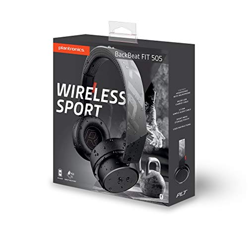 Plantronics Backbeat Fit 505 Wireless Sport Bluetooth Headphones Black #TOP4