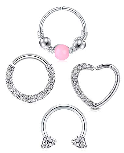 LAURITAMI 6pcs Piercing Daith Rook Anello