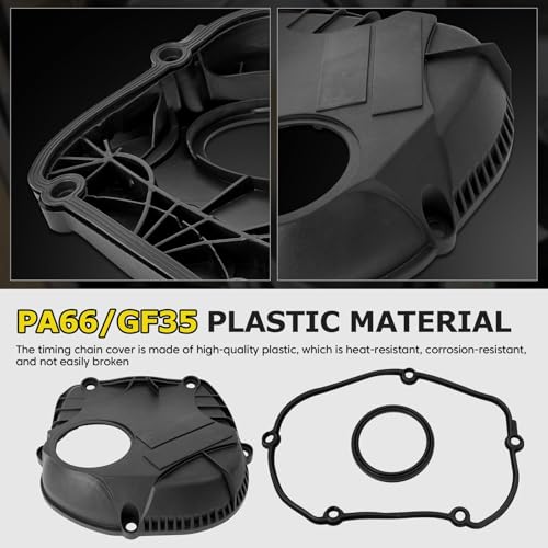 YEHERIT Engine Upper Timing Chain Cover with Gasket Compatible with VW Tiguan Beetle CC Eos Golf GTI Jetta Passat, Audi A3 A4 A5 A6 TT Replaces# 06H103269C 06H103269H by YEHERIT - Used condition - Image 4