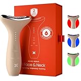 REVO Genie | 3-in-1 Face & Neck Beauty Massager with Heat, 3 Light Therapies, Smart Vibration | Powerful Red Light, Blue Light, and Green Light Therapy for Wrinkles, Hyperpigmentation, Acne & More