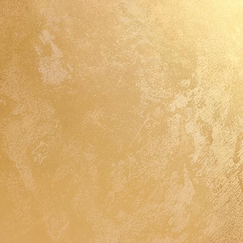 VEELIKE Papel Pintado Oro Lujo Texturizado Papel Pintado Autoadhesivo Metálico Dorado 40 cm x 300 cm Amarillo Vinilo Adhesivo Pared Dormitorio Salon Forrar Muebles Encimera Cocina Lavable Extraíble