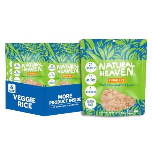 Natural Heaven Brown Rice Hearts of Palm 6 Pack