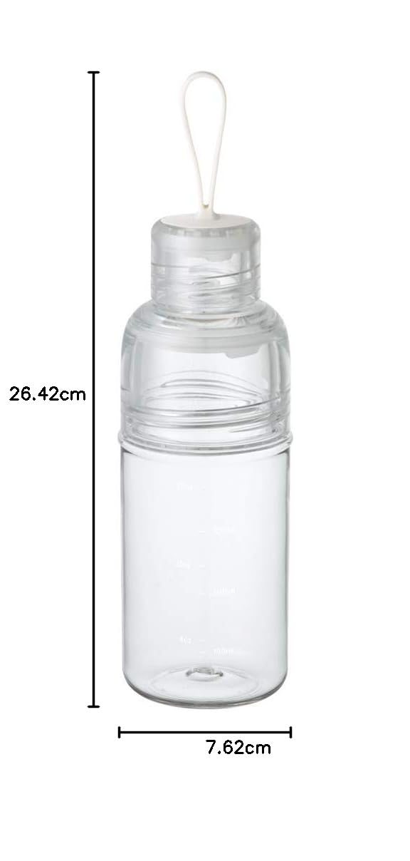 KINTO 20311 Workout-Flasche, 480 ml, transparent, Sport, Training, leicht, Wasserflasche, spülmaschinenfest