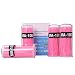 FlyItem 400 Pcs Pink Professional Regular Disposable Micro Mascara Applicator Brush Bendable Individual Eyelash Extension Mini Fiber Swabs Eye Lash Makeup Cosmetic Tool (Pink)