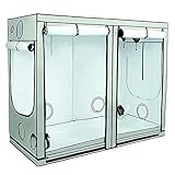 Weedness HOMEbox Ambient R240 Growbox - 240x120x200 cm Zuchtzelt Growschrank Growzelt Zuchtbox Gewächszelt Homebox Lichtdicht