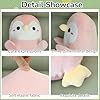 Shuoopen Long Penguin Plush, Soft Penguin Hugging Pillow Cuddly Stuffed Toy Body Pillow, Birthday Gift for Boys Girls (Pink, 90cm/35.43in) #2