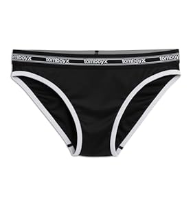 TomboyX Tucking Bikini Slips Retro Schwarz XS
