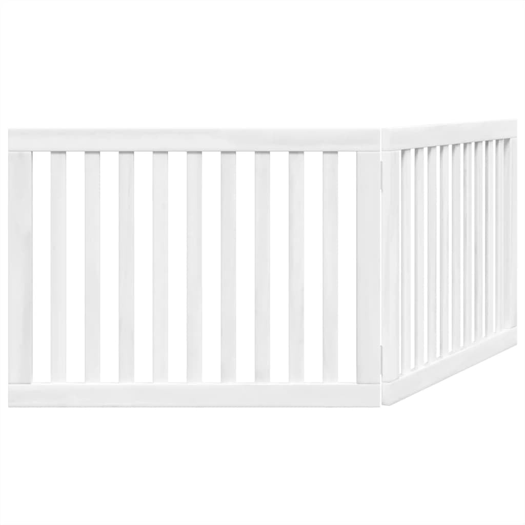 vidaXL Barrière pour Chien Pliable 2 Panneaux 160 cm Bois de peuplier