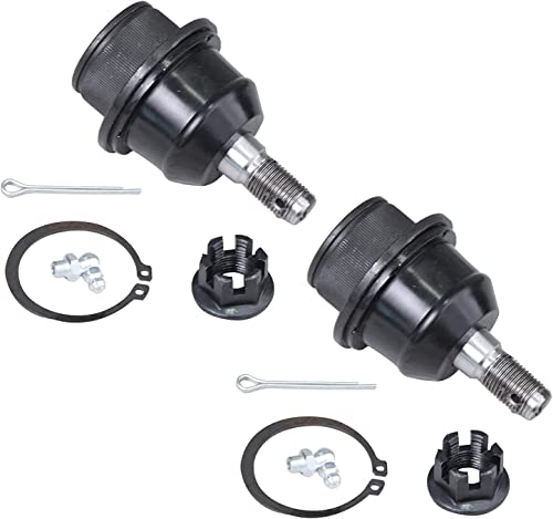 Image of Detroit Axle - 8pc Front End Kit for 2005-2010 Dodge Dakota, 2006-2009 Mitsubishi Raider, 2011 Ram Dakota, 2007 2008 Upper Control Arms Lower Ball Joints Outer Tie Rods Sway Bars Replacement