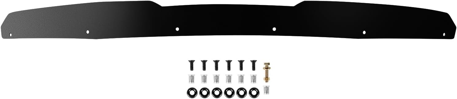 Camaro 5TH GEN Rear Wickerbill Spoiler Compatible with 2010-2013 Chevy Camaro 5TH GEN LS, LT, RS, SS, Wicker Bill Spoiler Add-on Style, 1 Piece Poly Aluminium Wickerbill