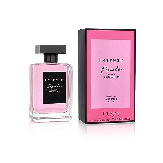 Paula Echevarría, Paula Intense, Eau de Toilette para Mujer, Fragancia Intensa y Elegante, Notas Florales e Intensas, Optimo para Uso Diario, 100 ml