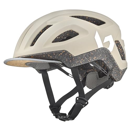 Bollé - React, Casque de Vélo, Beige Mat, sans Référence de Verres, Taille M, Unisexe, Adulte