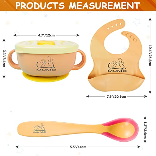 MUMO Set Pappa Svezzamento Bambini, Ciotola in
