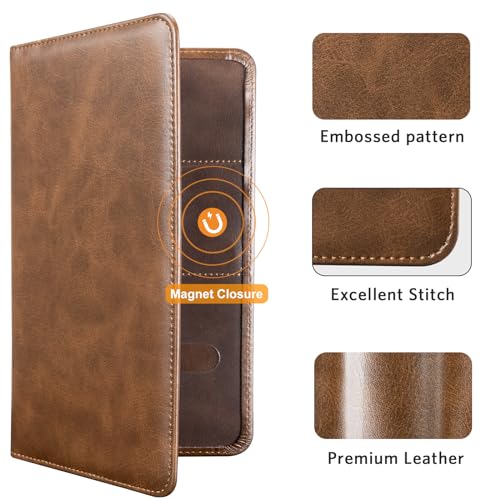 Image of CoBak Car Registration and Insurance Holder | Vehicle Glove Box Organizer, Auto Truck Compartment Document Case with Magnetic Closure for Insurance & Driver License