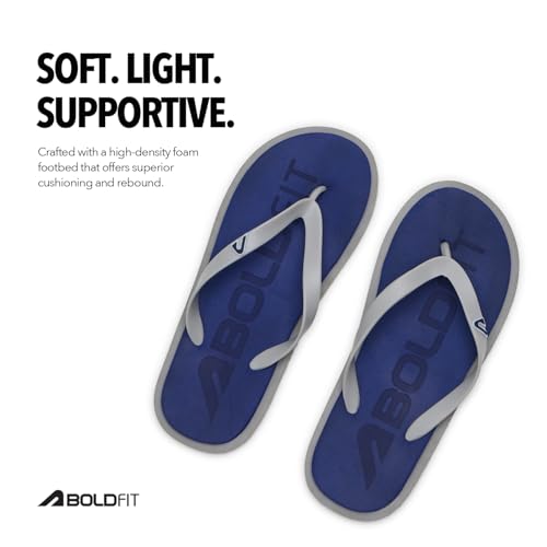 Image of Boldfit Slippers for Man Soft Cushioned Flip Flops for Man Comfortable Chappal for Men Lightweight Slippers for Men Indoor and Outdoor Chappal Mens Flip Flop Cushioned Footbed Footwear for Boys