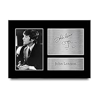 Amazon.co.jp: HWC Trading John Lennon サイン入り A4 プリント