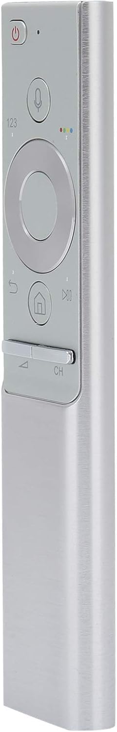 Universal Smart TV Voice Remote Control With Comfortable To Touch Aluminum Alloy Shell Material Compatible for All Samsung TV LED QLED UHD SUHD HDR LCD 4K 8K Smart TV, with Voice Function