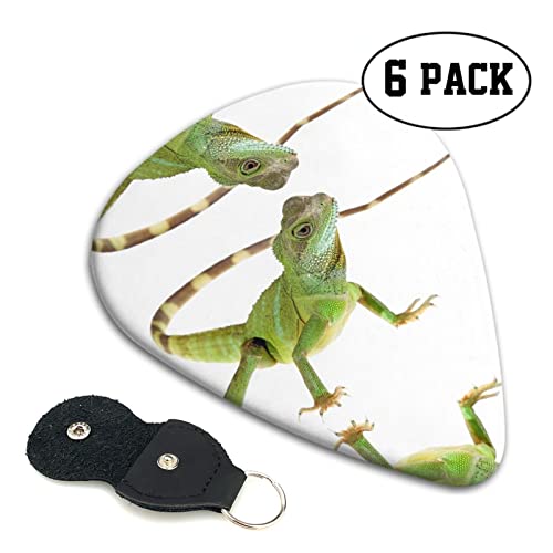 Lot de 6 médiators Lizard HD pour guitare acoustique, guitare électrique, basse, ukulélé – fins, moyens et épais - Les Beatles, Paul McCartney, John Lennon, RIngo Starr, George Harrison Lot de 6 médiators Lizard HD pour guitare acoustique, guitare électrique, basse, ukulélé - fins, moyens et épais – Image 3