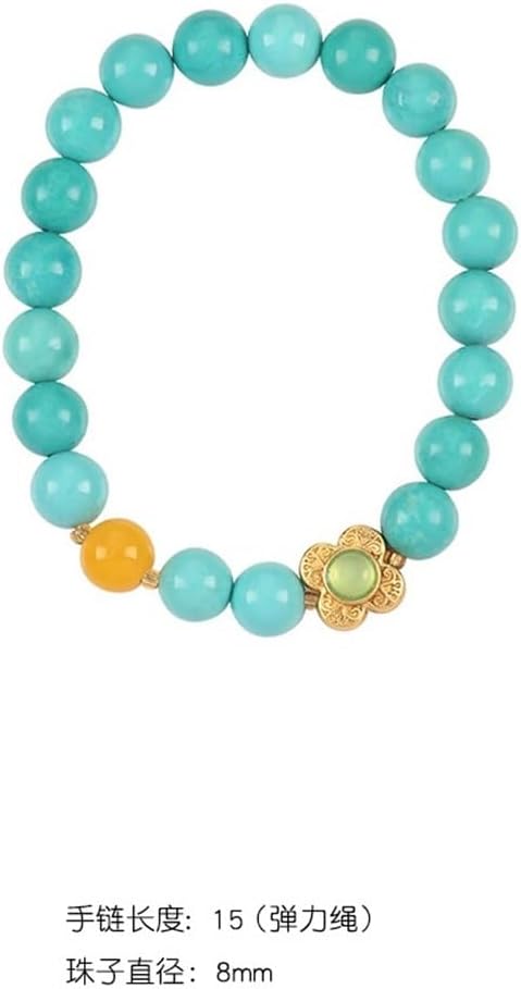 Turquoise Bracelet Women's Versatile Literary And Playful