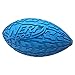 Nerf Dog Tire Football Dog Toy with Interactive Squeaker, Lightweight, Durable and Water Resistant, 6 Inch Diameter for Medium/Large Breeds, Two Pack, Blue and Red