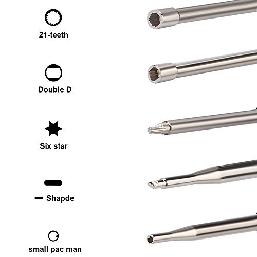 Hipa (Pack of 10 Carburetor Adjustment Tool + Carrying Case + Cleaning Bursh for Common 2 Cycle Small Engine Echo STHIL Poulan Husqvarna MTD Ryobi Homelite Trimmer Weed Eater Chainsaw