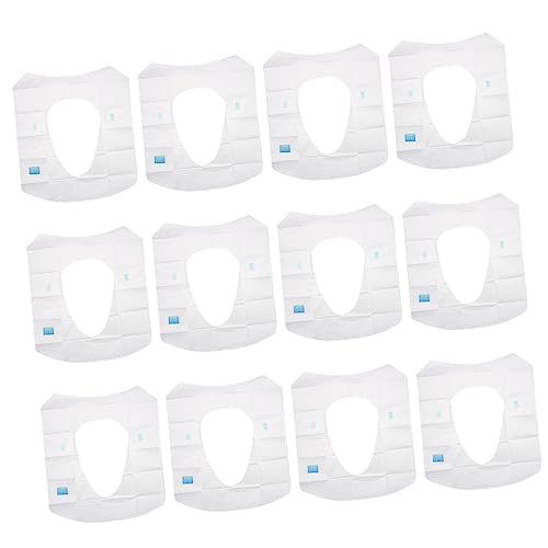GLEAVI 20 Pack of Disposable Seat Covers Hospital Toilet Mat Pregnant Adult Toilet Seat Ring Travel-friendly Save Space