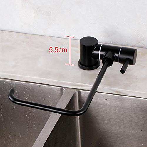 Grifo Puro, Grifo Cocina Osmosis Abatible, Acero Inoxidable 304, Cuello De Cisne, Grifo De Cocina,1 2 O 1 4 -B1-Tubo En Ángulo Recto Agua Pura Negro Grifo Puro, Grifo Cocina Osmosis Abatible, Acero Inoxidable 304, Cuello De Cisne, Grifo De Cocina,1 2 O 1 4 -B1-Tubo En Ángulo Recto Agua Pura Negro