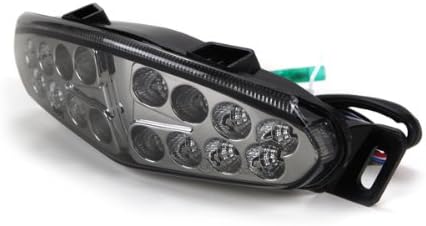 Integrated Sequential LED Tail Lights Smoke Lens for 2009-2011 Kawasaki Ninja 650R & ER-6n