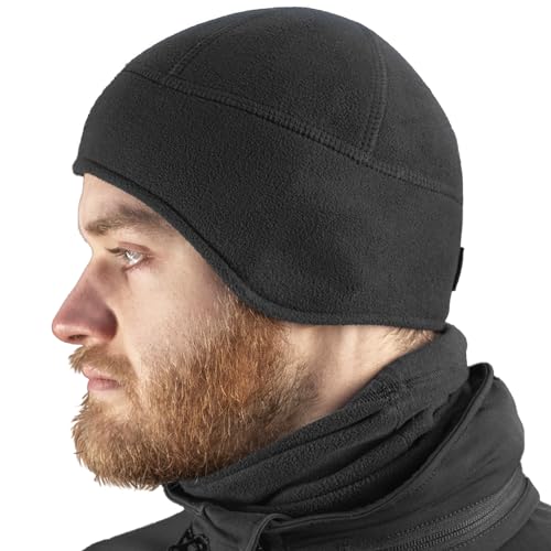 M-Tac Tactical Beanie Earflaps Men - Winter Thermal Fleece Skull