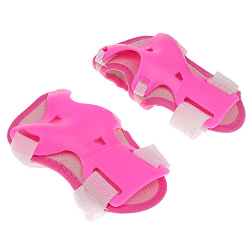 gazechimp 6 Peças Miúdo Skate Skate Bicicleta Cotovelo Pulso Joelheiras Equipamentos De Proteção - R