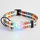 YUSHANG Leuchthalsband Hund,Wiederaufladbar Wasserdicht Hundehalsband Leuchtend LED,2-in-1 Schnalle Typ Hundehalsband Leuchtend.für Große Mittlere Hund- XL(10-25 * 0.98 Zoll Länge schneidbar)