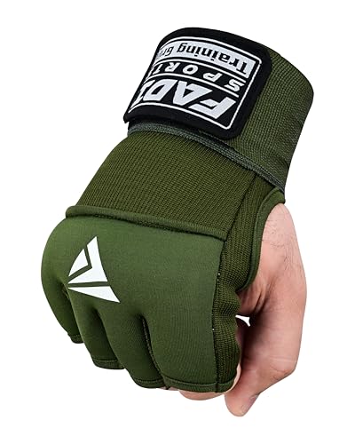 Image of Gel Boxing Hand Wraps Inner Gloves for Men & Women, Quick Slip-On Padded Knuckle Protection with Wrist Support for MMA, Muay Thai & Kickboxing, Heavy Bag & Martial Arts
