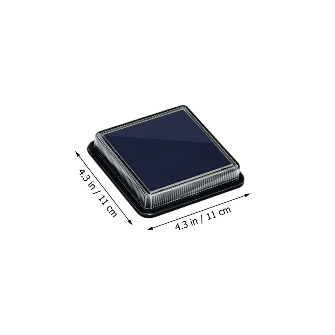 HOLIDYOYO Solar Stair Lights Outdoor Garden Pathway Lights Waterproof Led Landscape Lamp Solar-Powered Easy Installation