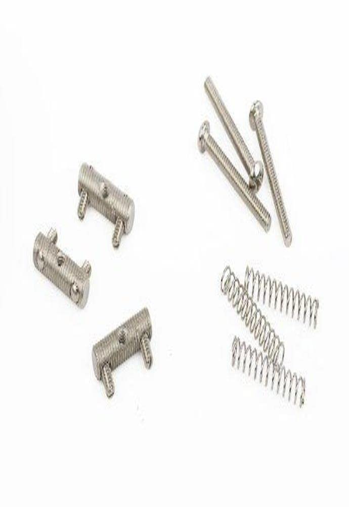 American Vintage Telecaster Threaded Bridge Saddles, Nickel