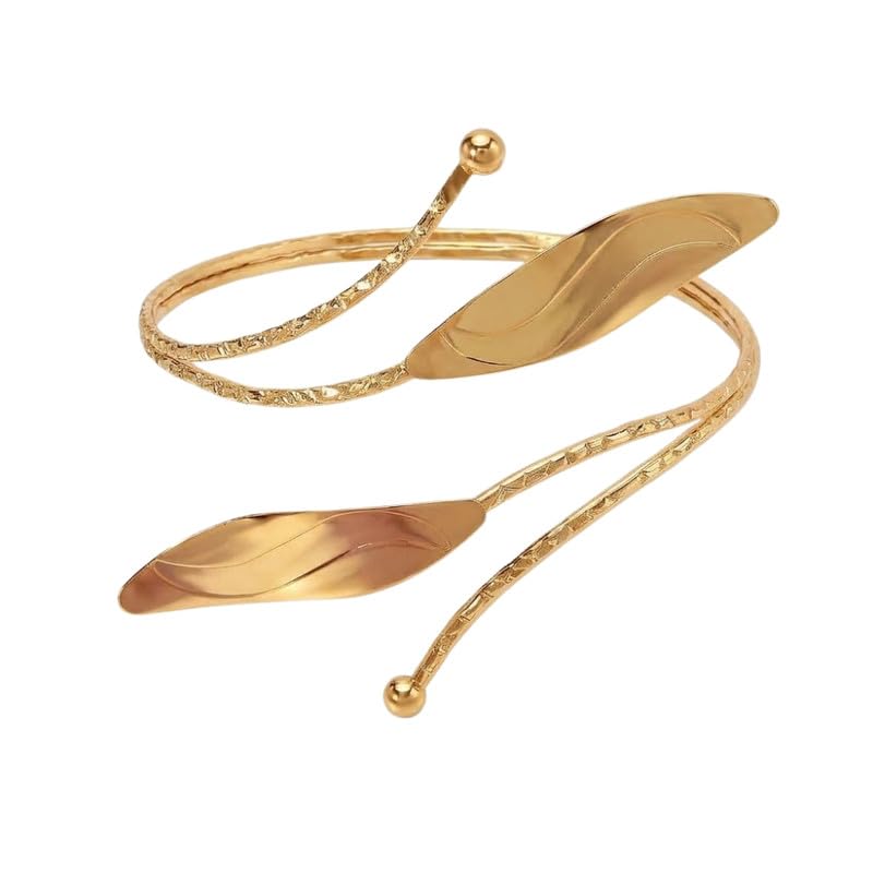 Geometric Open Armlet for Women Metal Wire Upper Arm Cuff Bangle Punk Style Minimalist Armlet Jewelry Accessories for Girls-image-49