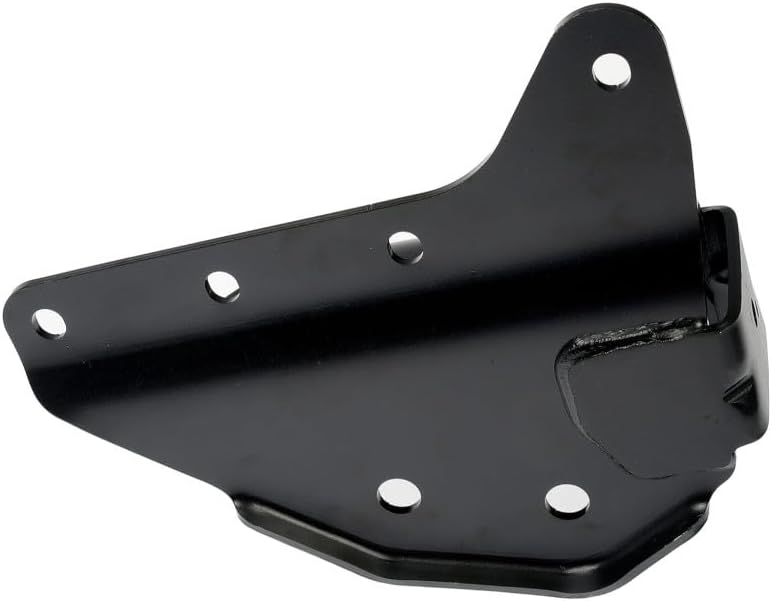 KarParts360 For Ford F-450 Super Duty/F-550 Super Duty 2008-2016 Radius Arm Bracket | Black Coated Housing | Steel Material | Bent Shape | 4 Mounting Hole | Replacement For 7C3Z3B095BL, BC3Z3B095B
