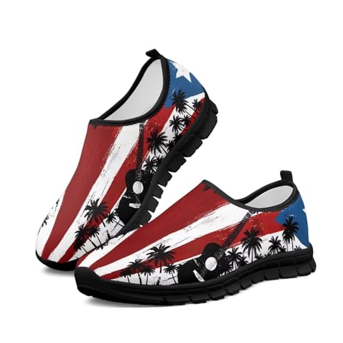 Image of Womens Slip On Walking Shoes Non Slip Loafer Breathable Holiday Travel Shoe Lightweight Casual Low Top Sneakers SizeUS 5.5-11.5