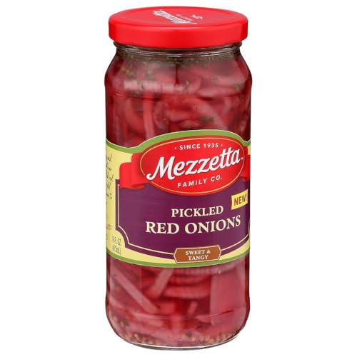 Mezzetta Pickled Red Onions Sweet and Tangy, 16 OZ