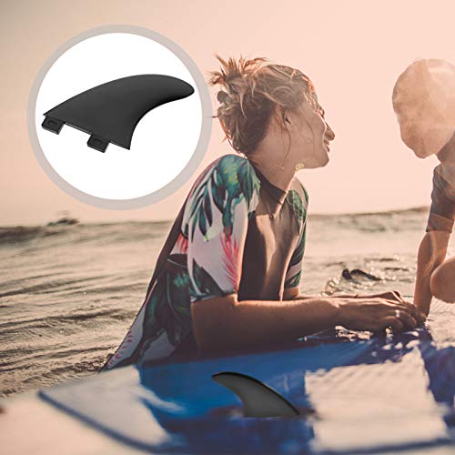 BESPORTBLE 3Pcs Surf & SUP Fin Fin Centro para Paddleboard Prancha Longboard Fin Único Acessório de